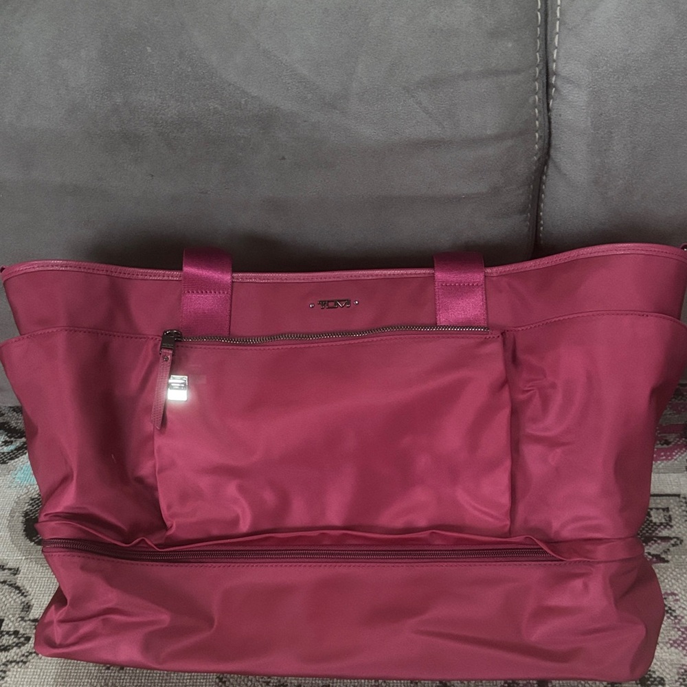 Tumi Pink Tote Bag